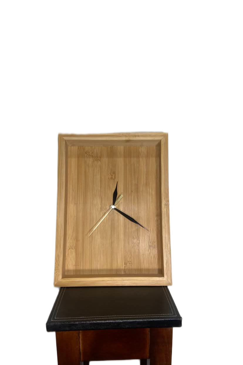 Rectangle Hand Crafted Clock